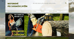 Desktop Screenshot of motorovepily-kosacky-servis.webnode.sk