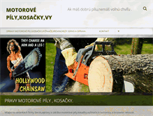 Tablet Screenshot of motorovepily-kosacky-servis.webnode.sk