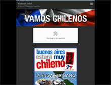 Tablet Screenshot of chilenostodos.webnode.com.ar