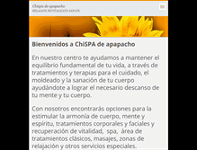 Tablet Screenshot of chispadeapapacho.webnode.mx