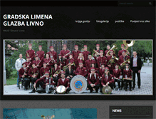 Tablet Screenshot of limena-glazba-livno.webnode.com