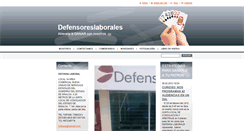 Desktop Screenshot of defensoreslaborales.webnode.mx