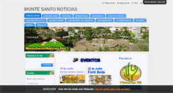 Desktop Screenshot of montesantonoticias.webnode.com.br