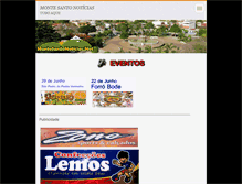 Tablet Screenshot of montesantonoticias.webnode.com.br