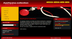 Desktop Screenshot of aashiyana-collection.webnode.com
