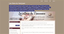 Desktop Screenshot of lessensduhammam.webnode.fr