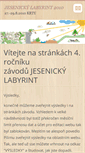 Mobile Screenshot of labyrint2010.webnode.cz