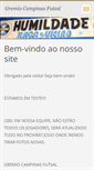 Mobile Screenshot of gremiocampinasfutsal.webnode.com.br