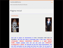 Tablet Screenshot of bumbumdafilomena.webnode.com.br
