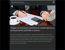 Tablet Screenshot of pozicka-bratislava.webnode.sk