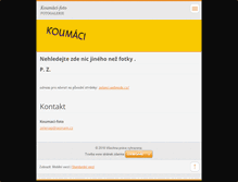 Tablet Screenshot of koumaci-foto.webnode.cz