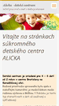 Mobile Screenshot of alickacentrum.webnode.sk