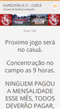 Mobile Screenshot of capelinhacaiua.webnode.com.br
