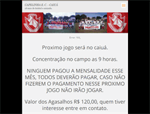 Tablet Screenshot of capelinhacaiua.webnode.com.br