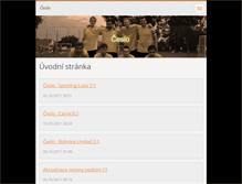 Tablet Screenshot of ceslo.webnode.cz