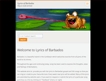 Tablet Screenshot of lyrics-of-barbados.webnode.com