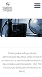 Mobile Screenshot of gagliardiadvogados.webnode.com.br