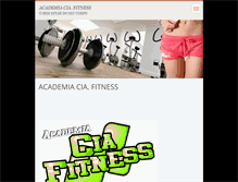 Tablet Screenshot of ciafitness.webnode.com.br