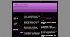 Desktop Screenshot of fotogaleriekonepsi.webnode.cz