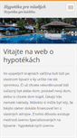 Mobile Screenshot of hypotekapremladych.webnode.sk