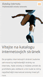 Mobile Screenshot of katalog-internetu.webnode.cz