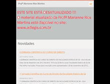 Tablet Screenshot of marianneriosmartins.webnode.com.br