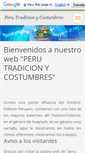 Mobile Screenshot of perutradicionycostumbres.webnode.es