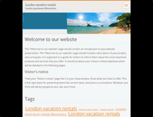 Tablet Screenshot of londonhideaways.webnode.com