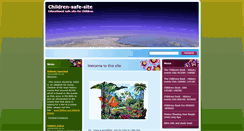 Desktop Screenshot of children-safe-site.webnode.com