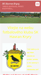Mobile Screenshot of havrankryry.webnode.cz