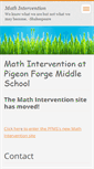Mobile Screenshot of pfm-mathintervention.webnode.com