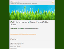 Tablet Screenshot of pfm-mathintervention.webnode.com