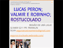 Tablet Screenshot of caminhoneirosdeguidoval.webnode.com.br