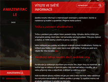 Tablet Screenshot of amazemiracle.webnode.cz