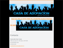 Tablet Screenshot of casadeadoracion.webnode.com