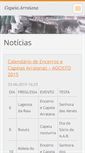 Mobile Screenshot of capeiaarraiana.webnode.pt