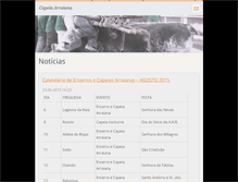 Tablet Screenshot of capeiaarraiana.webnode.pt