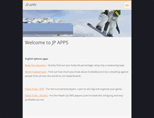 Tablet Screenshot of jpapps.webnode.com