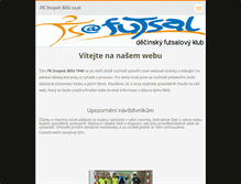 Tablet Screenshot of fksnopekbela1946.webnode.cz