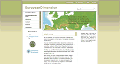 Desktop Screenshot of europeandimension.webnode.cz