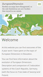 Mobile Screenshot of europeandimension.webnode.cz
