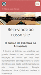 Mobile Screenshot of ensinodecienciasnaamazonia.webnode.com
