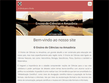 Tablet Screenshot of ensinodecienciasnaamazonia.webnode.com