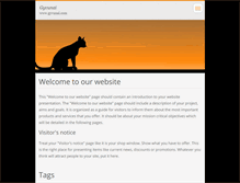 Tablet Screenshot of gyvunai.webnode.com