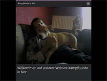 Tablet Screenshot of kampfhunde.webnode.at