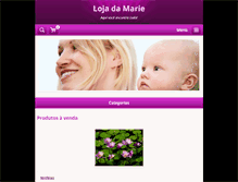 Tablet Screenshot of lojadamarie.webnode.com.br