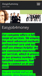 Mobile Screenshot of easyjob4money.webnode.com