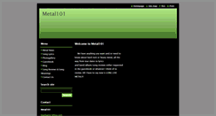 Desktop Screenshot of metal101.webnode.com