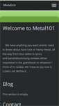 Mobile Screenshot of metal101.webnode.com
