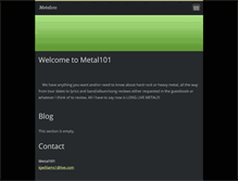 Tablet Screenshot of metal101.webnode.com